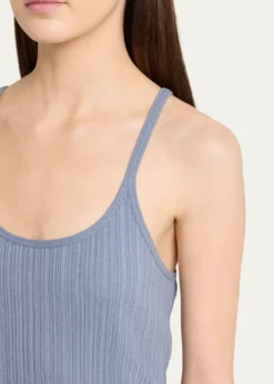 VinceVariegated Rib Tank Top