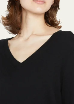 VinceWeekend V-Neck Cashmere Pullover Sweater