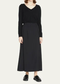 VinceWeekend V-Neck Cashmere Pullover Sweater