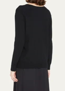 VinceWeekend V-Neck Cashmere Pullover Sweater
