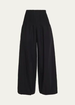 VinceWide-Leg Pintuck Pants