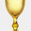 Vista AlegreBicos Amber Water Goblet Glass