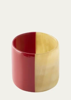 Von Gern HomeHorn & Red Lacquer Napkin Ring