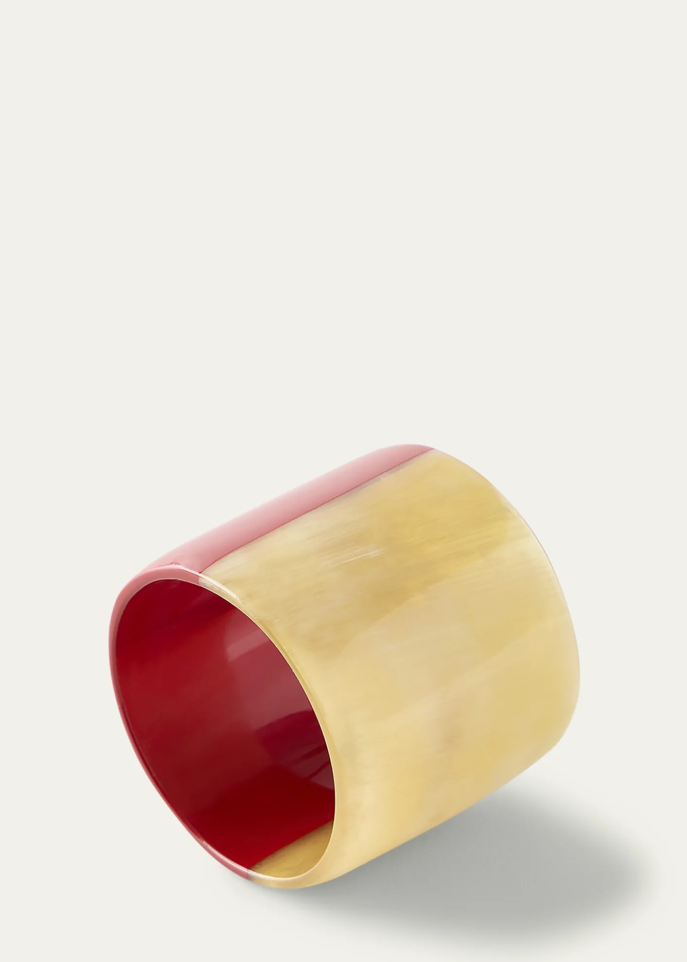 Von Gern HomeHorn & Red Lacquer Napkin Ring
