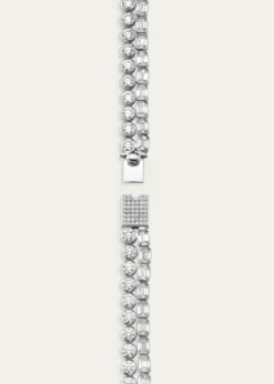 VRAICelestial Double Strand Lab Grown Diamond Tennis Necklace, 42.36tcw