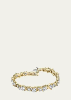 VRAI14K Gold Unity Lab Grown Diamond Bracelet, 12.30tcw