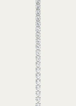 VRAI14K White Gold Round Lab Grown Diamond Tennis Bracelet, 8.50tcw