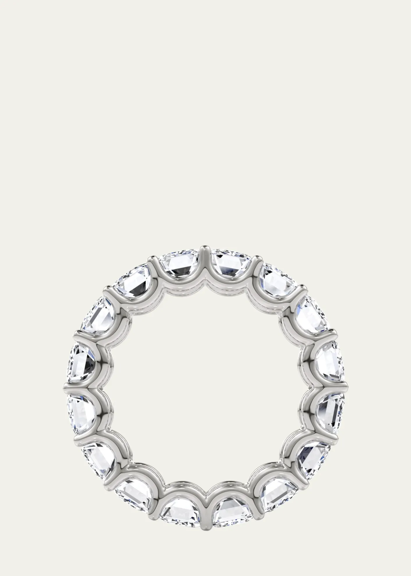 VRAILab Grown Diamond Platinum Eternity Band, 5.00tcw