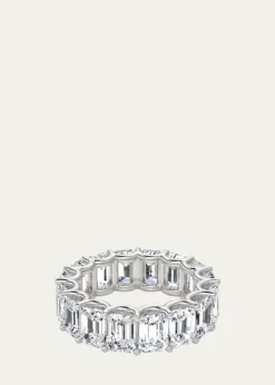 VRAILab Grown Diamond Platinum Eternity Band, 5.00tcw