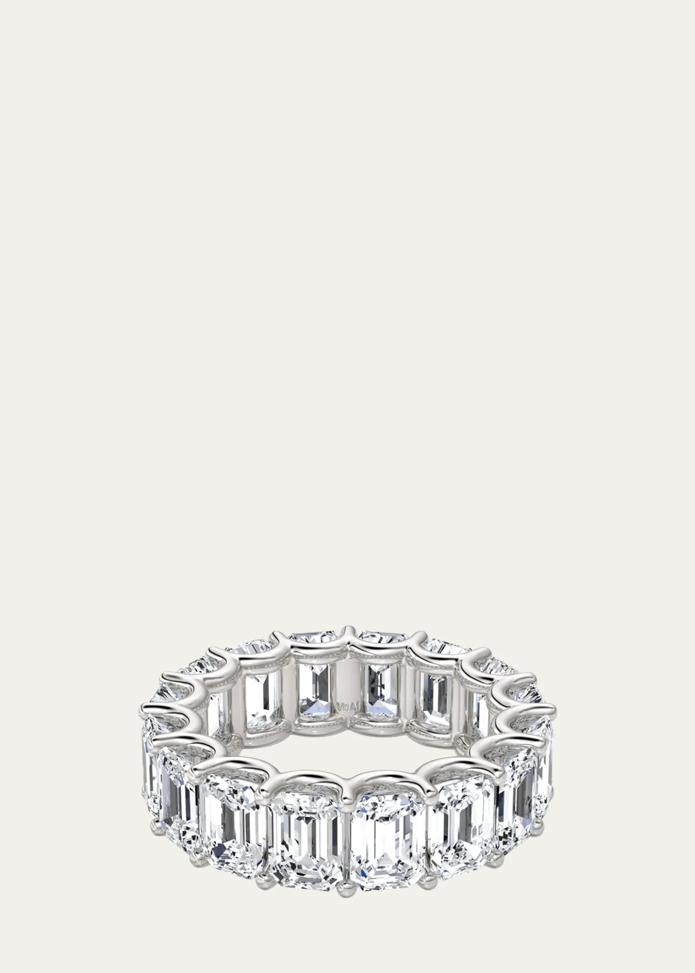 VRAILab Grown Diamond Platinum Eternity Band, 5.00tcw