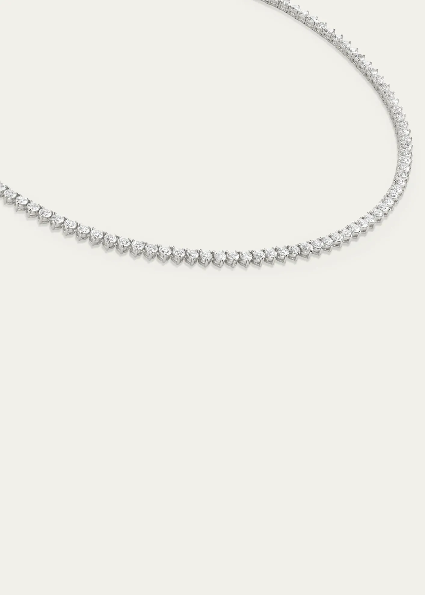 VRAILab Grown Diamond Tennis Necklace, Medium