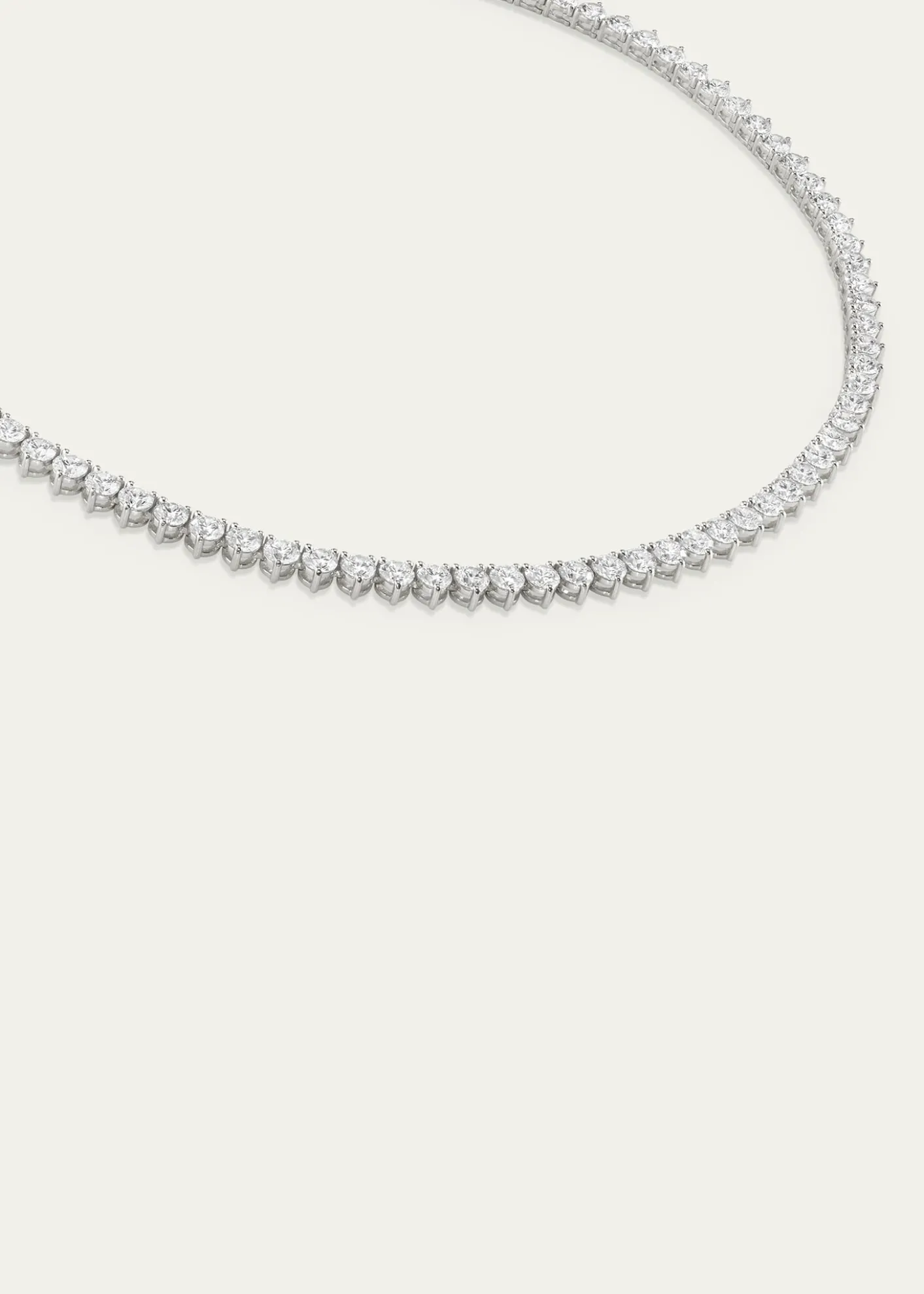 VRAILab Grown Diamond Tennis Necklace, Large