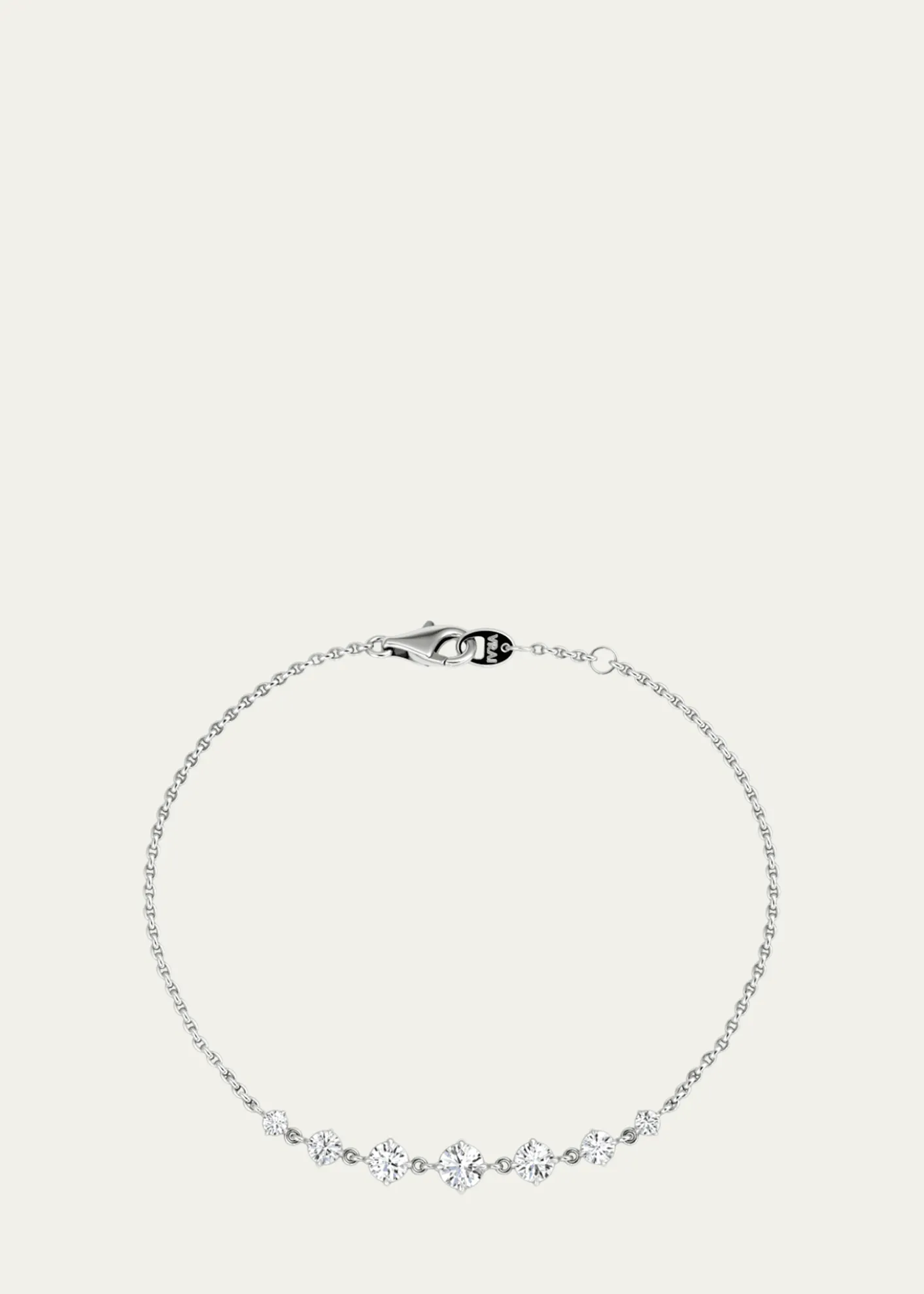 VRAILinked 14K White Gold Lab Grown Diamond Tennis Bracelet, 0.85tcw