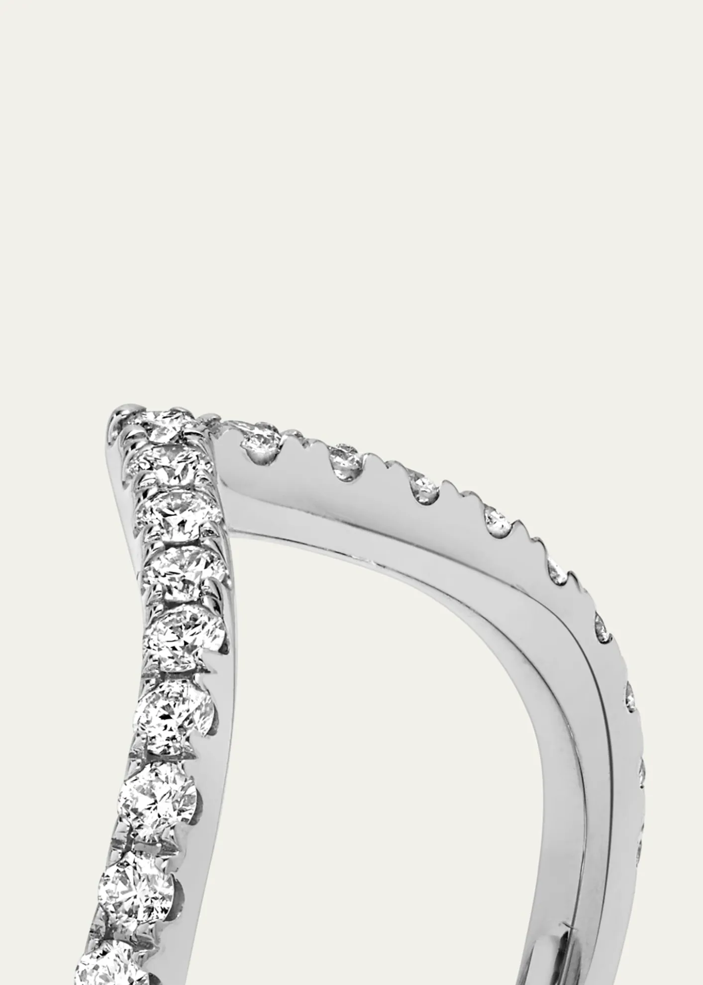 VRAIThe Signature V 14K White Gold Lab Grown Diamond Band, 0.38tcw