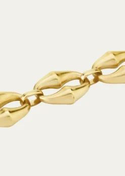 Vram18K Yellow Gold Chrona Mini Link Bracelet
