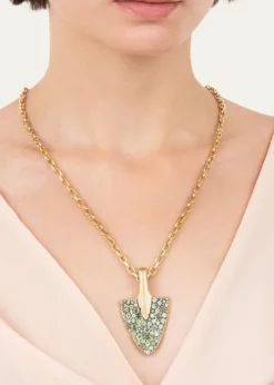 Vram18K Vyv Green Sapphire Pendant