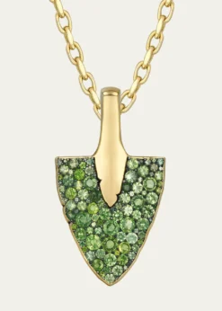 Vram18K Vyv Green Sapphire Pendant