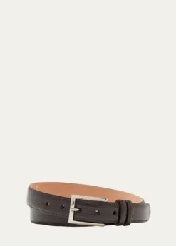W. KleinbergMen's Lizard Leather Belt