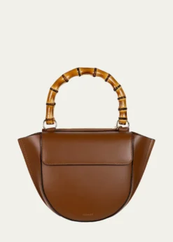 WandlerHortensia Mini Leather Top-Handle Bag