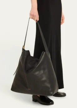 WandlerMarli Fold-Over Flap Leather Tote Bag