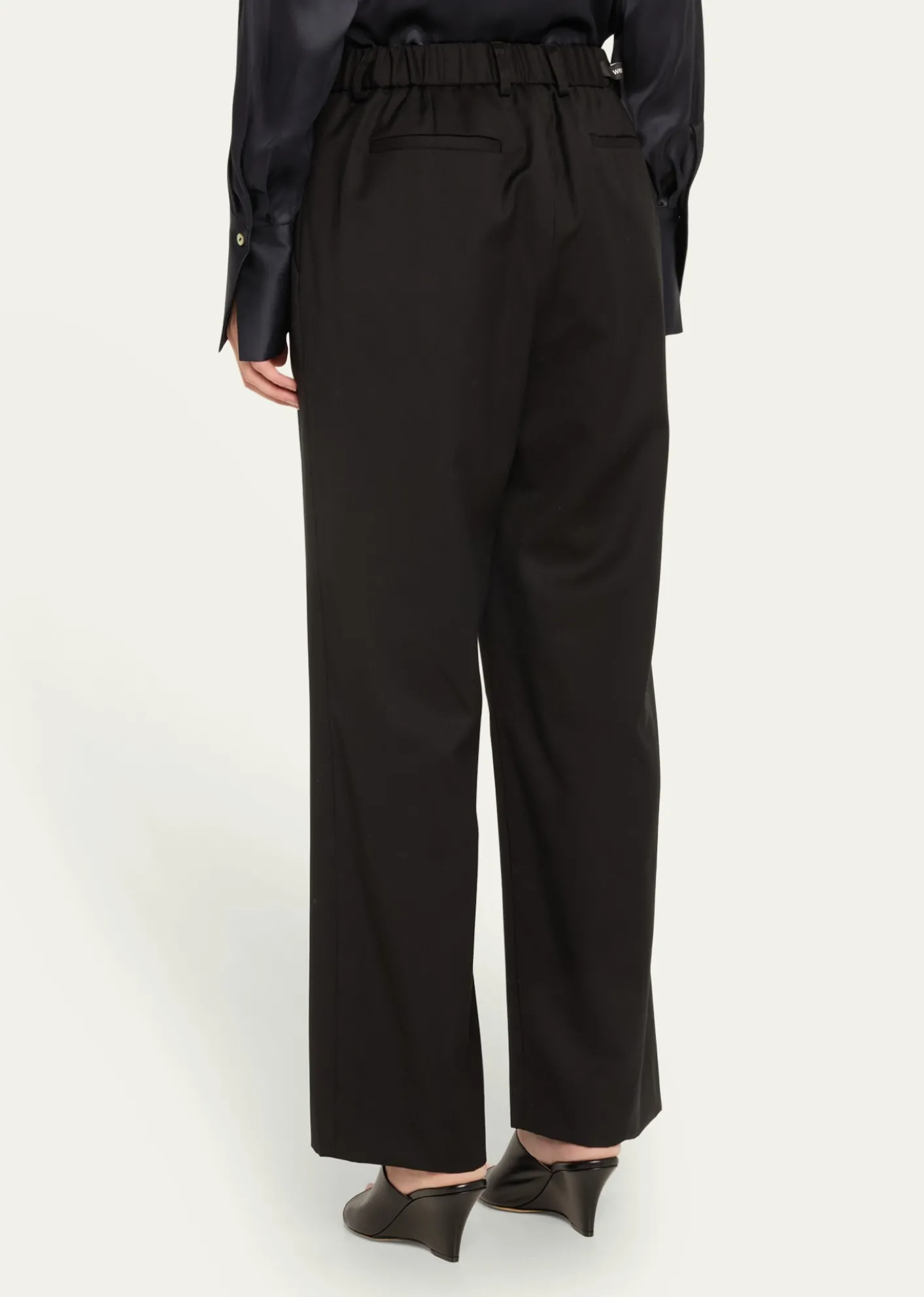WE-AR4Pleated Boyfriend Pants
