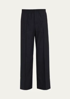 WE-AR4The Chaplin Pinstripe Straight-Leg Trousers