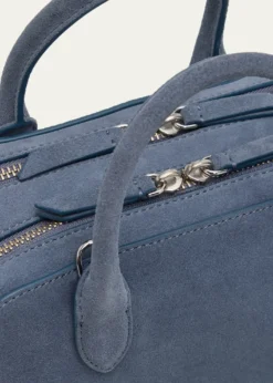 WE-AR4The Ivy 22 Suede Top-Handle Bag