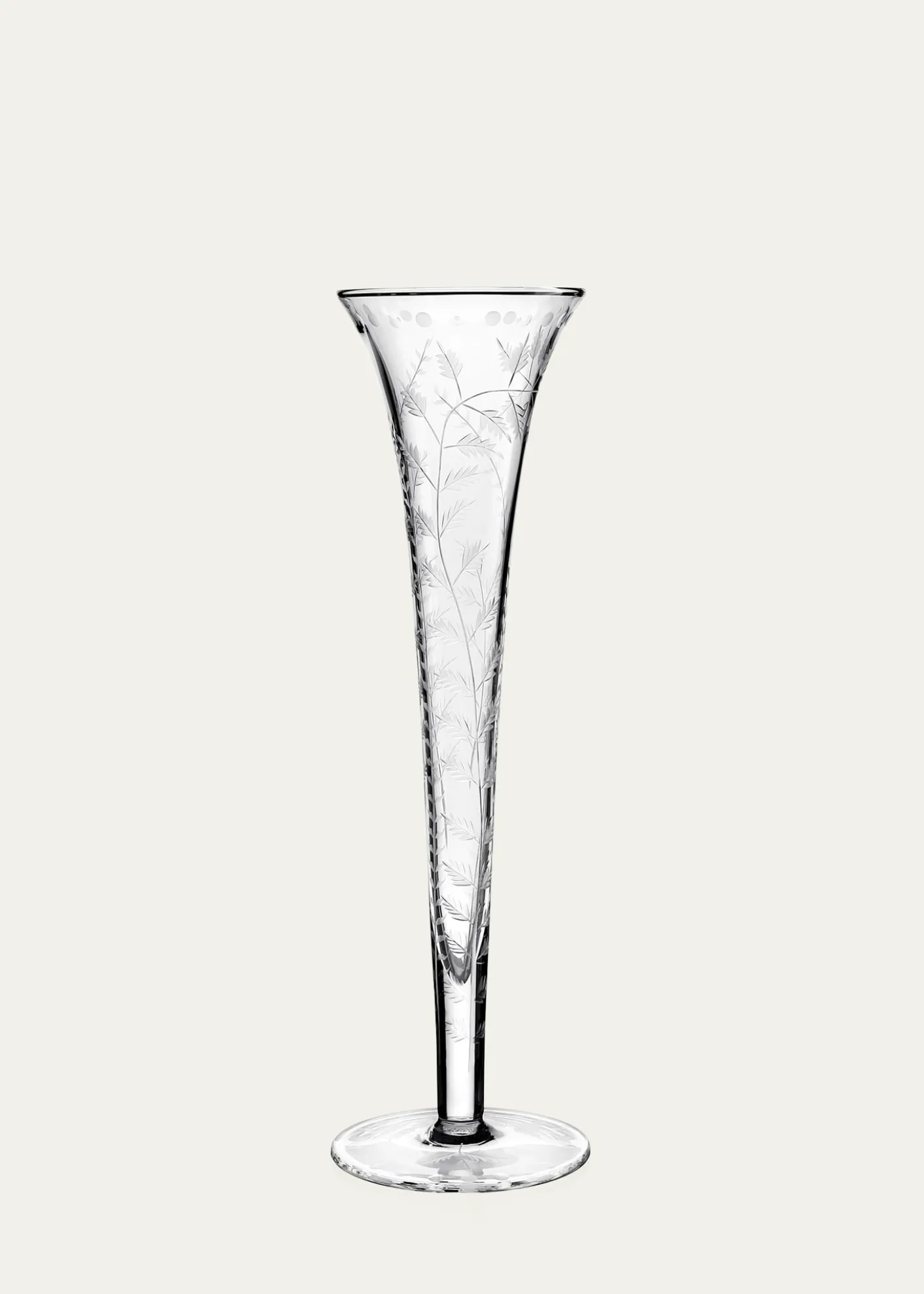 William Yeoward CrystalFern Lily Vase, 19"