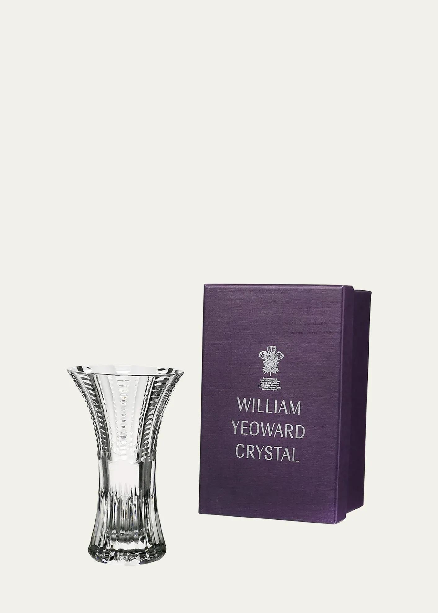 William Yeoward CrystalJulia Posy Crystal Vase, 4.5"