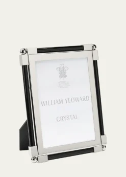 William Yeoward CrystalNew Classic Black Frame, 5 x 7