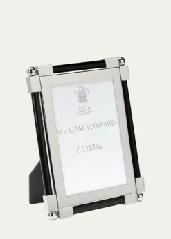 William Yeoward CrystalNew Classic Black Frame, 4 x 6