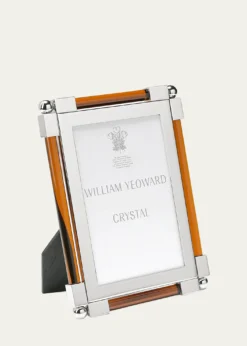 William Yeoward CrystalNew Classic Amber Frame, 4 x 6