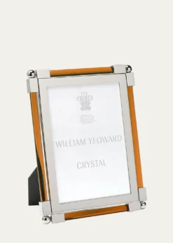 William Yeoward CrystalNew Classic Amber Frame, 5 x 7