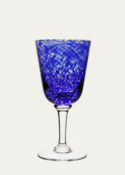 William Yeoward CrystalVanessa Glass Water Goblet, Blue