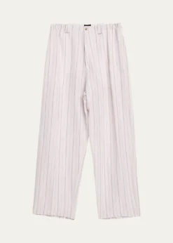 Willy ChavarriaMen's Toluca Striped Oversized Linen-Blend Pants