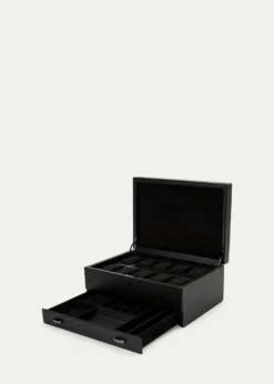WOLFBritish Racing 10-Piece Watch Box with Storage