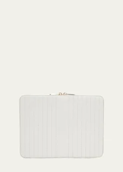 WOLFMaria Large Quilted Zip Jewelry Case