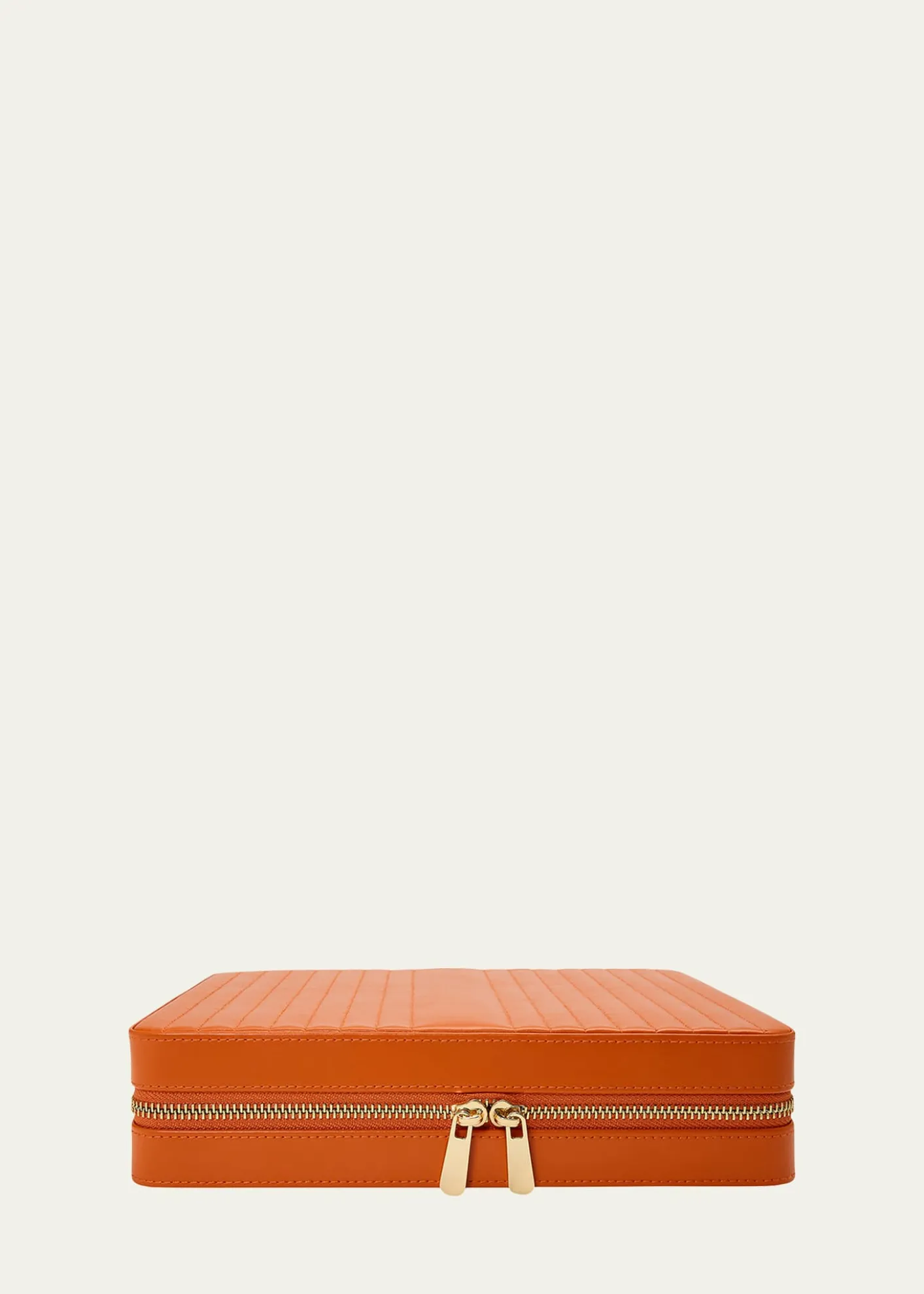 WOLFMaria Large Quilted Zip Jewelry Case
