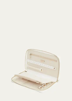 WOLFMaria Quilted Jewelry Portfolio Case