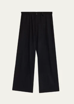 Yohji YamamotoMen's Wool Jersey Pants