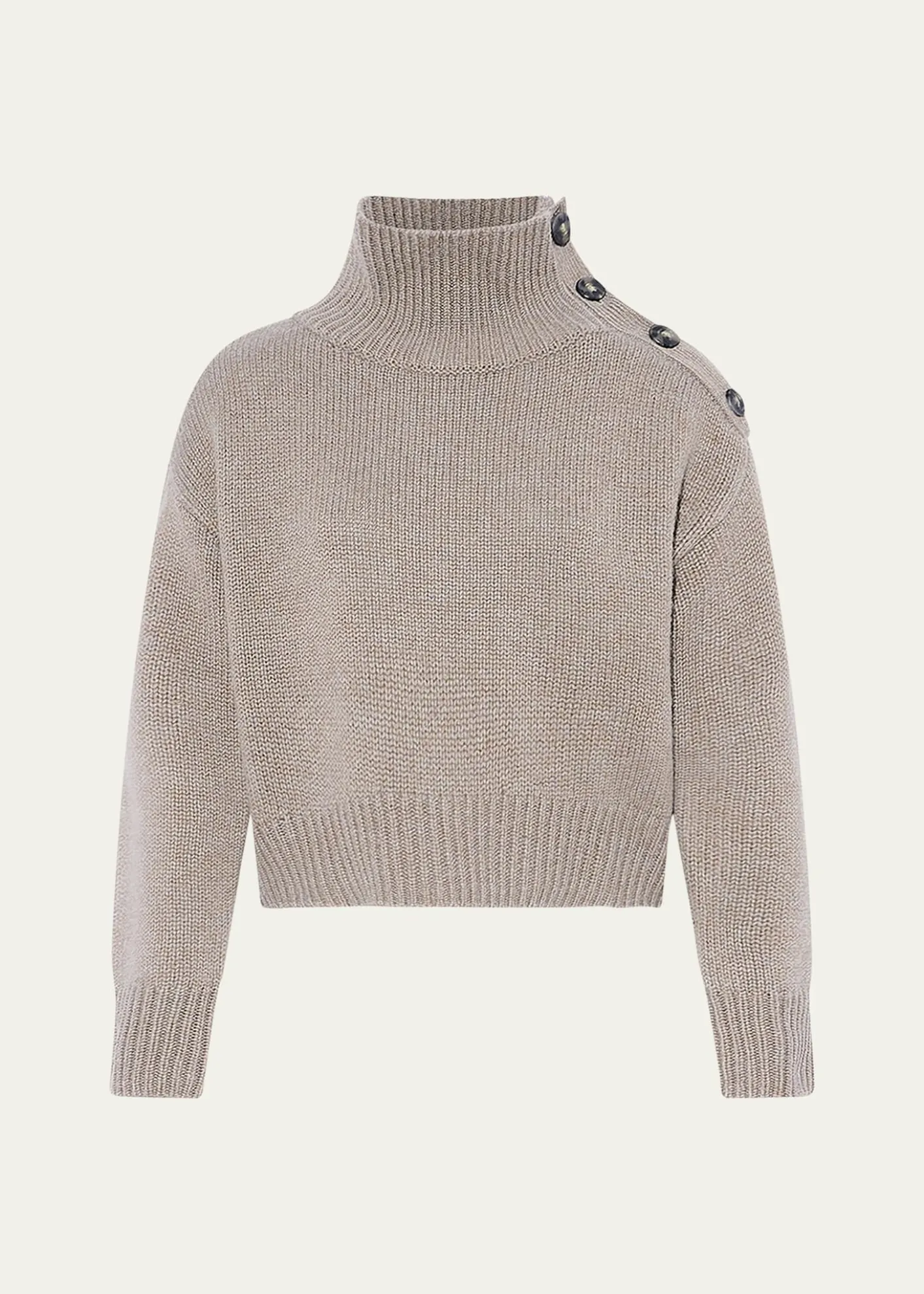 Yves SalomonButtoned Wool-Cashmere Sweater