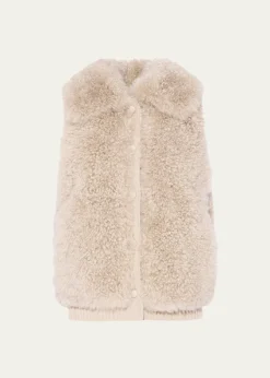 Yves SalomonCurly Shearling Vest