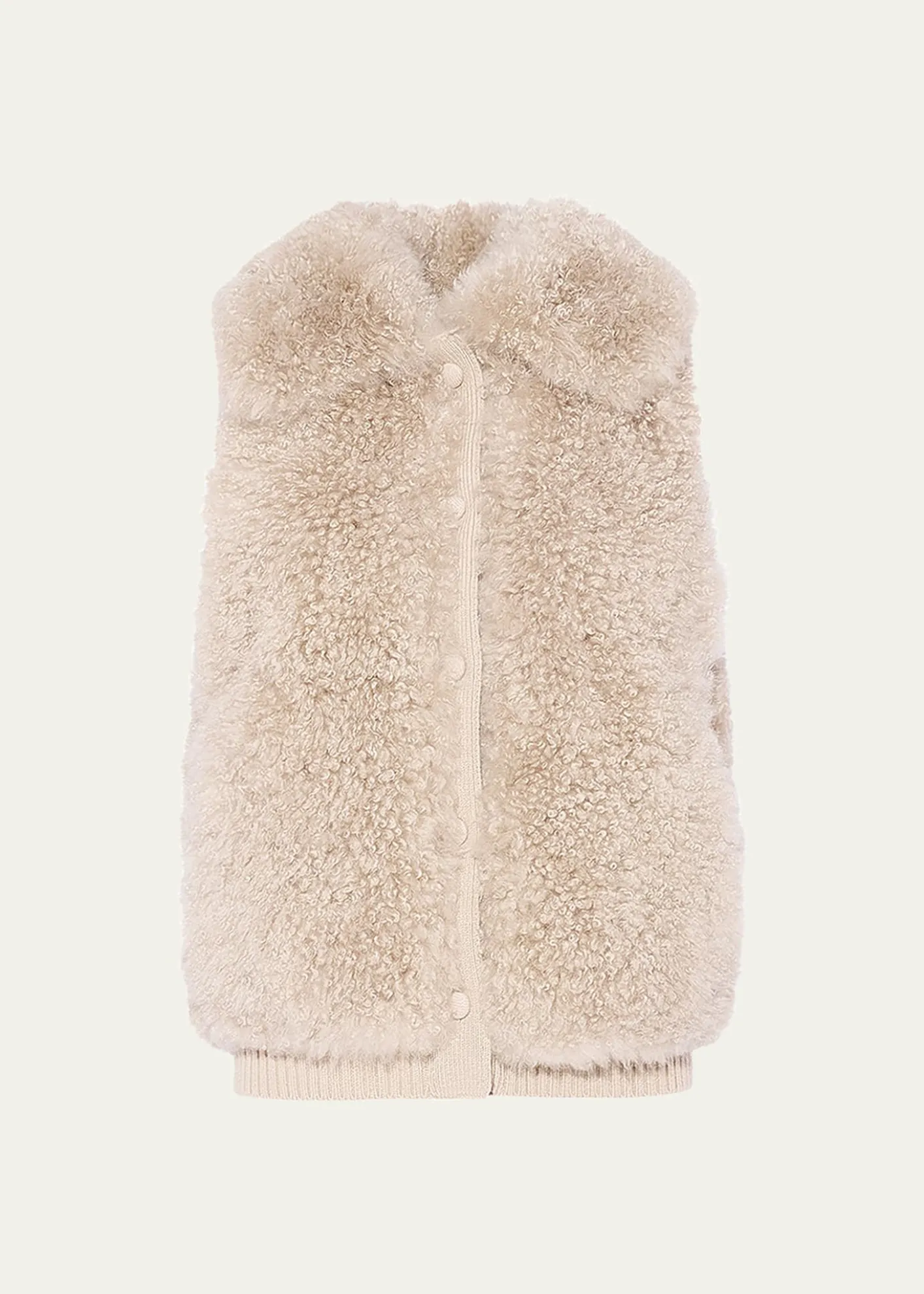 Yves SalomonCurly Shearling Vest