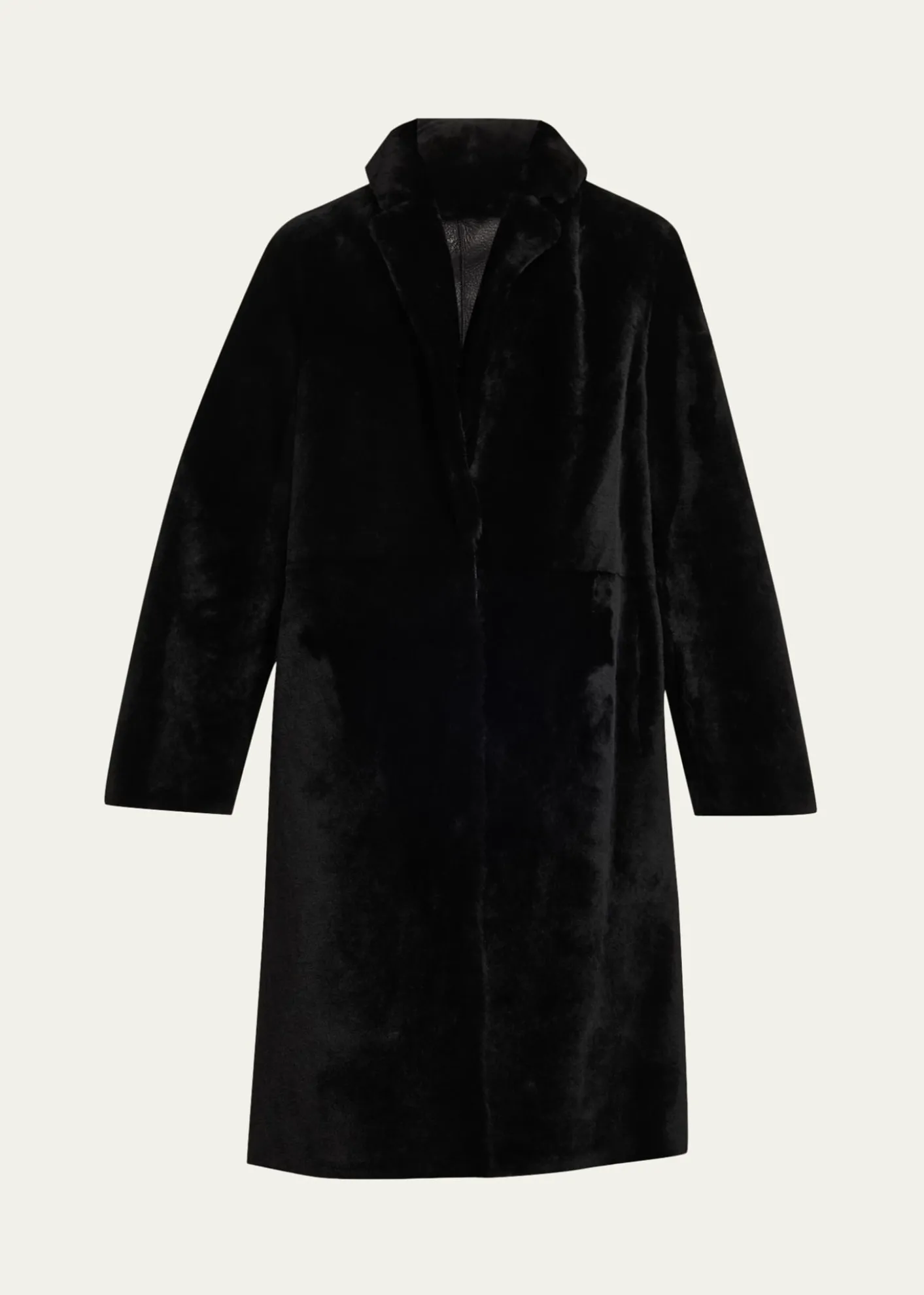 Yves SalomonIroned Lamb Shearling Coat