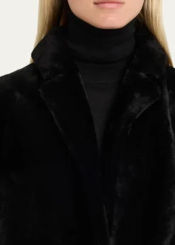 Yves SalomonIroned Lamb Shearling Coat