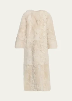 Yves SalomonLong Toscana Lamb Shearling Coat