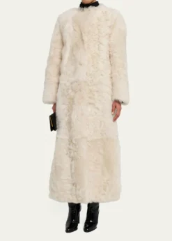 Yves SalomonLong Toscana Lamb Shearling Coat
