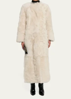 Yves SalomonLong Toscana Lamb Shearling Coat