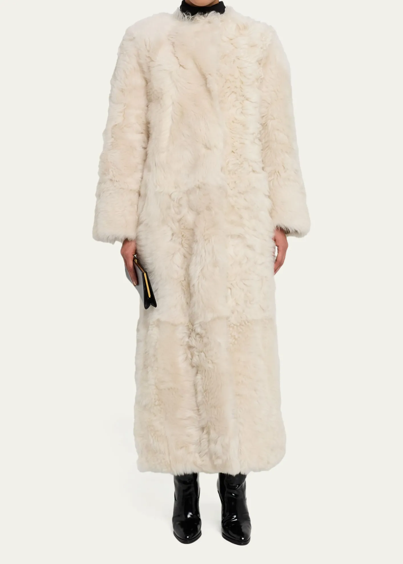 Yves SalomonLong Toscana Lamb Shearling Coat