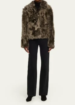 Yves SalomonShort Lamb Shearling Jacket